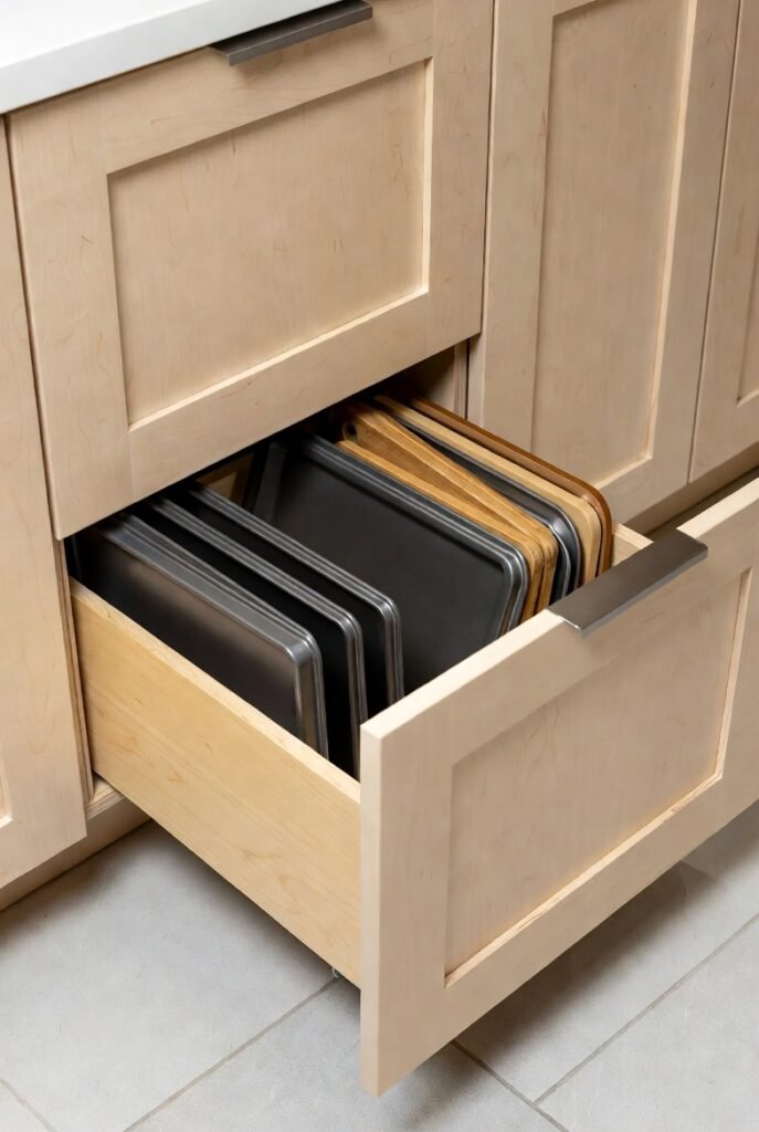 15. Pull-Out Pantry Cabinets