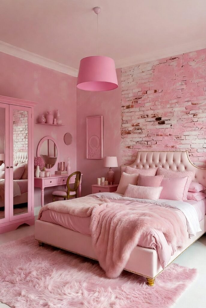 The Ultimate List: 23 Pink Bedroom Ideas