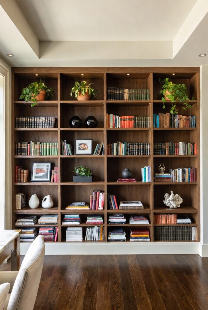 Design #12: The Bookcase Wall (Literary Luxury)