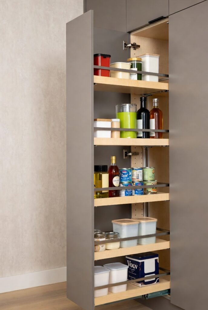 13. Cherry Red Cabinets