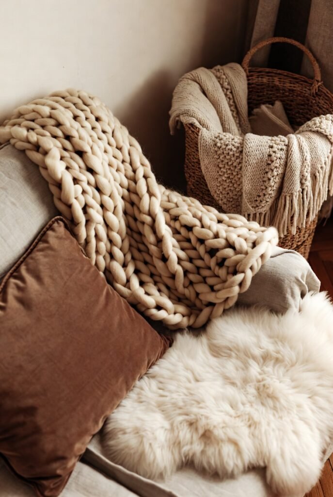 6. Layer Soft Textiles for Instant Warmth