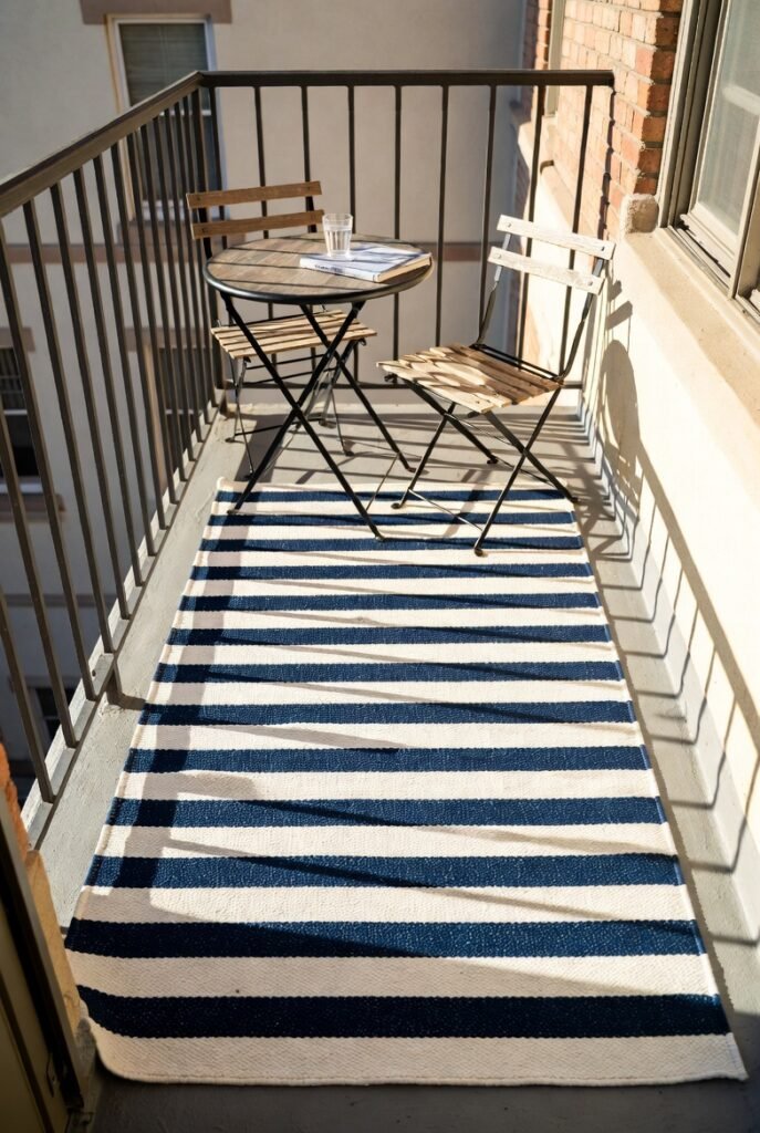 Idea #17: Add a Thick Outdoor Rug