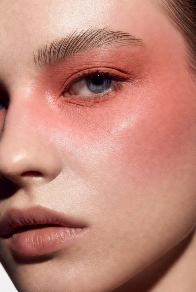 13. A Single Bold Pop on Only One Cheek for Asymmetrical Drama