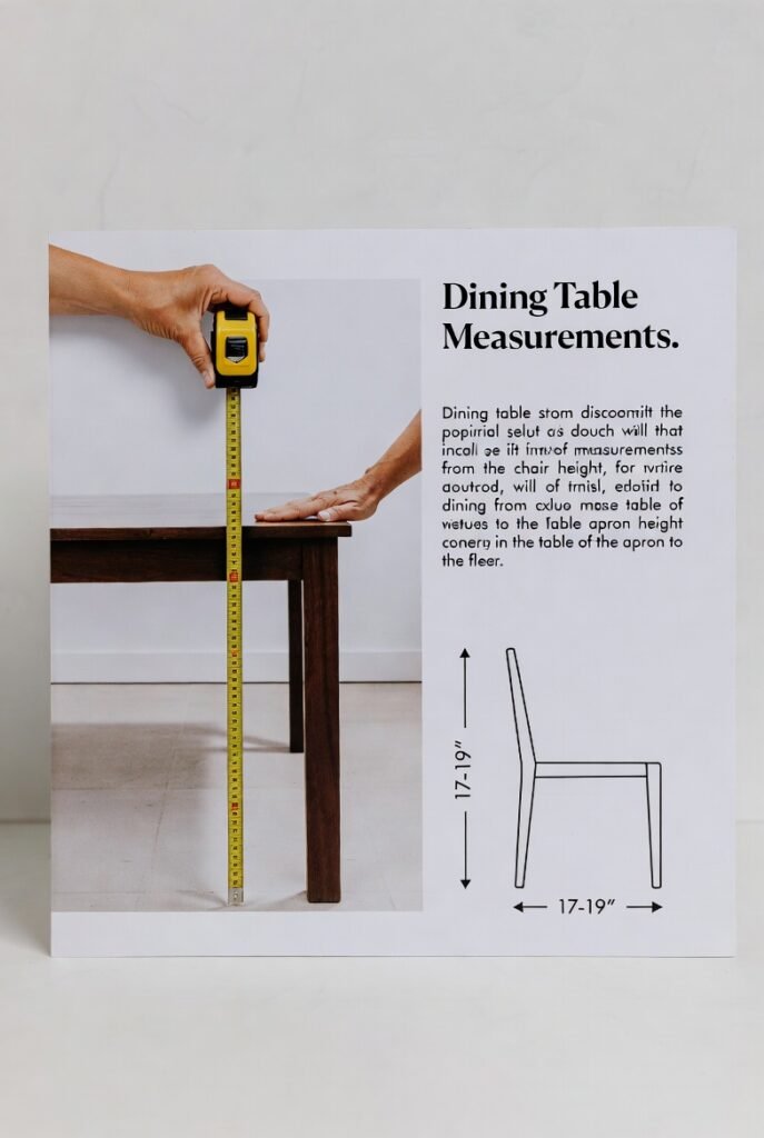 Step 1: Measure Your Table’s Apron to Floor Height