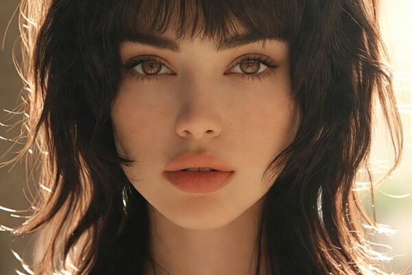 A breathtakingly bold collection of 20 volume-packed and rockstar-worthy shag haircut ideas for women showcasing a confident woman with a perfectly executed classic layered shag featuring curtain bangs heavy layering and effortless natural movement representing the full range of shag styles from long face-framing highlighted layers and retro 70s feathered waves to short choppy fine hair shags curly rounded shapes mullet-inspired ends and cropped tapered napes for every hair type and attitude.