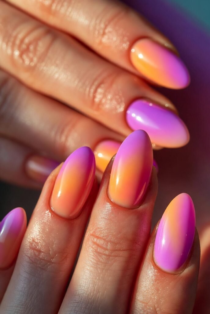 5. 18 Summer Nails Ideas in 2026: Candy Stripe Translucent
