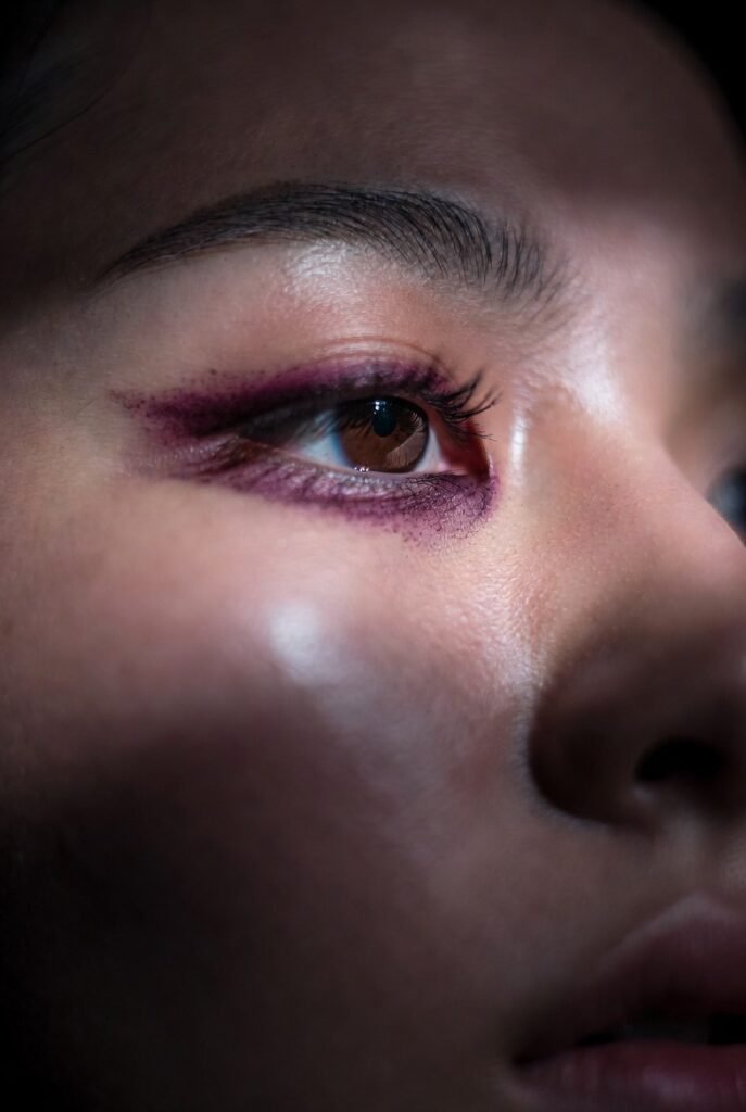 12. Burgundy Smudged Kohl Liner