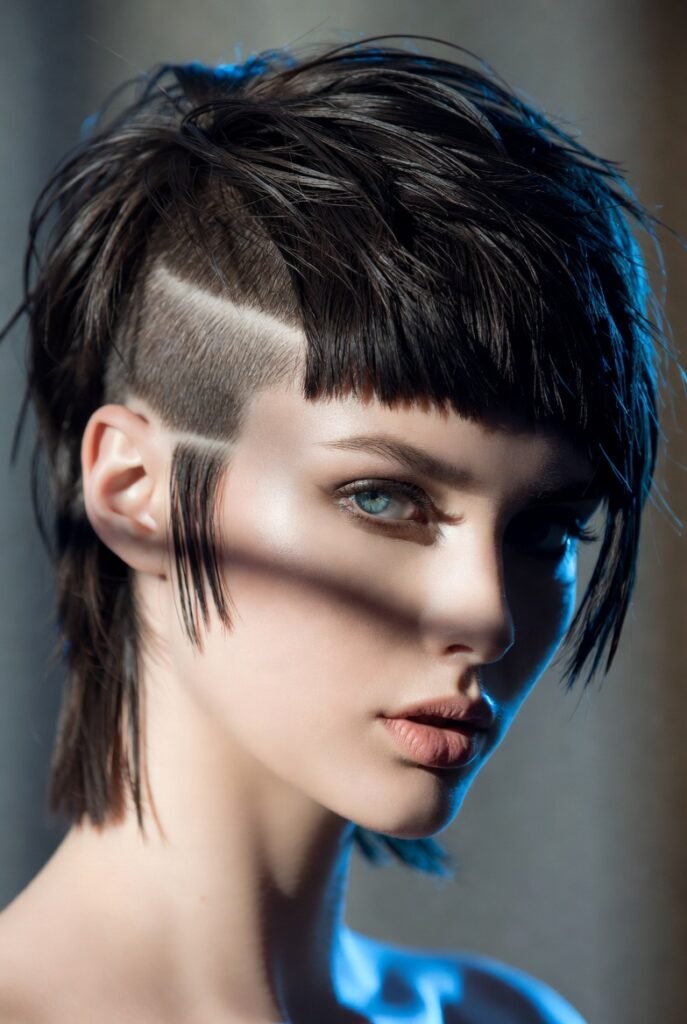10. Razor-Cut Messy Layered Bob