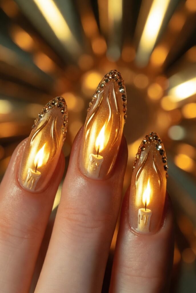 5. The Ballroom Ceiling: Starry Nights and Golden Swirls