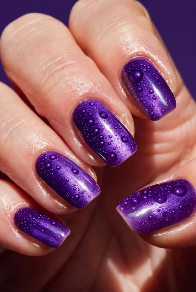 16. 18 Summer Nails Ideas in 2026: Grape Soda Fizz