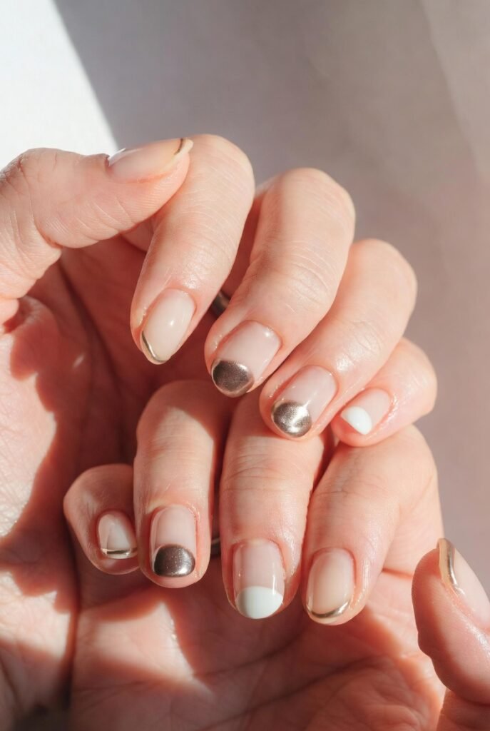 7. Paint Half Moons at the Cuticle Base