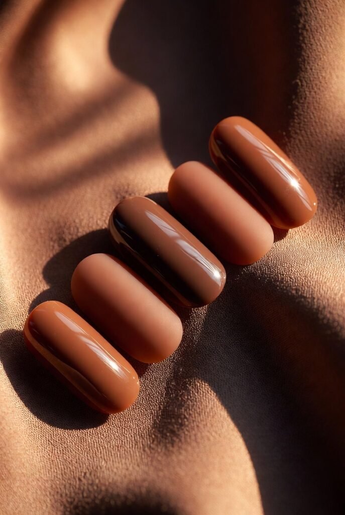 1. Soft Chromes Meet Milky Bases
