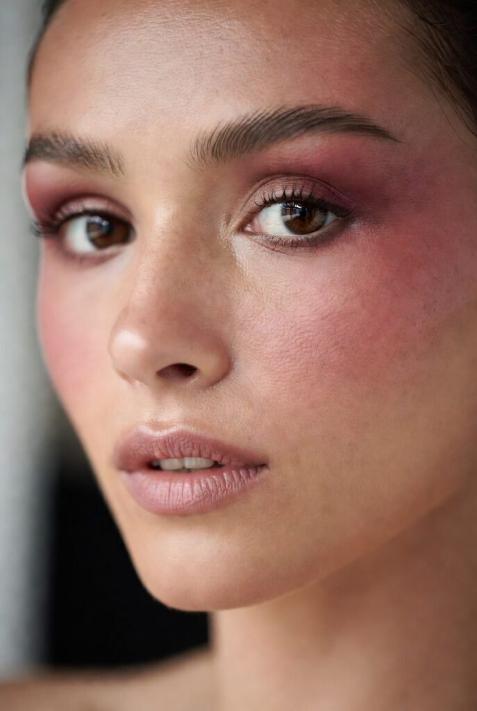 14. Burgundy Flush (Draped Blush Technique)