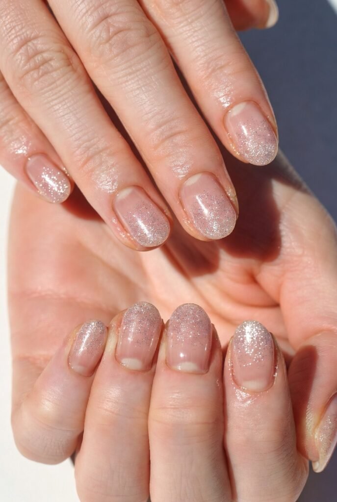 6. Apply a Glitter Gradient That Fades Upward