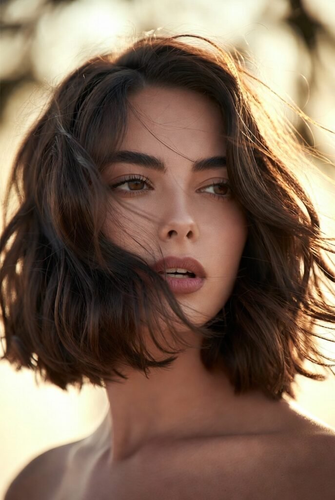 17. Gamine Short Layered Bob