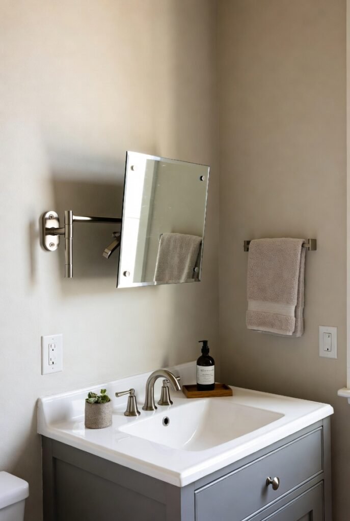 12. The Sliding Barn Door Mirror