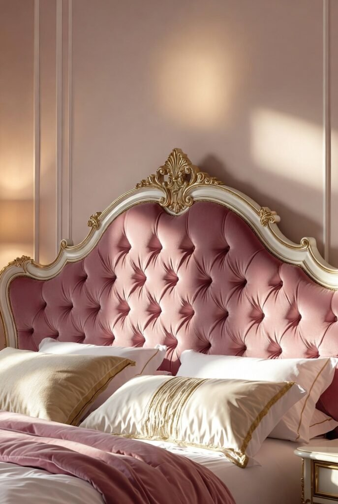 1. The Two-Tone Wall (Half Pink, Half White)
