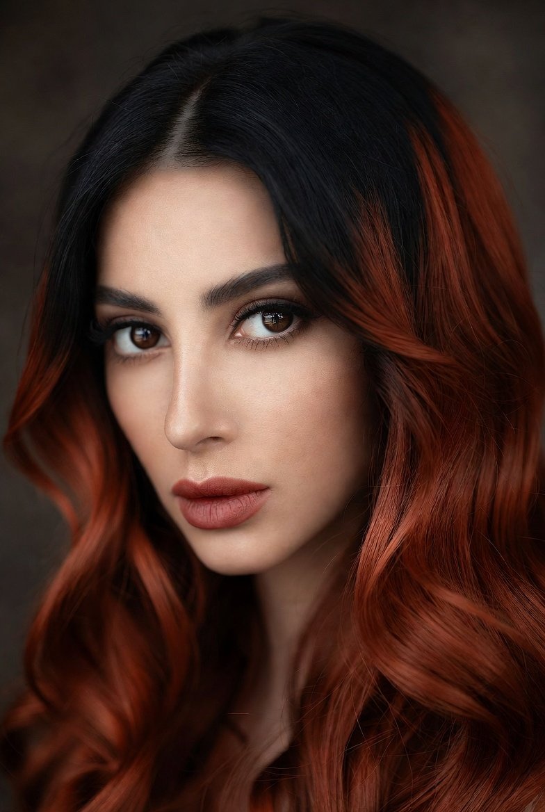 Alt Text: Close-up beauty photographs of 15 stunning two-toned hair styles including Classic Balayage, Jet Black Platinum Split Dye, Chocolate Rose Gold Melt, Navy Teal Dip Dye, Cherry Cola Root Melt, and Pearl White Icy Lavender Reverse Ombré showcasing dimensional low-maintenance color looks for every style and skin tone.