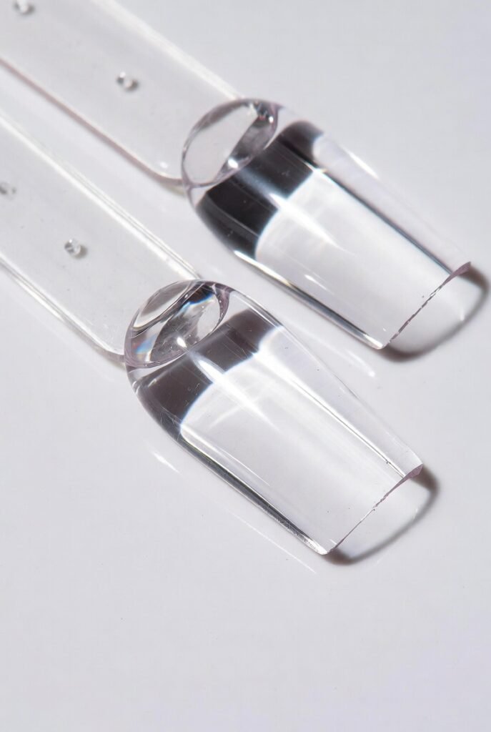 Crystal Clear Glass Acrylics