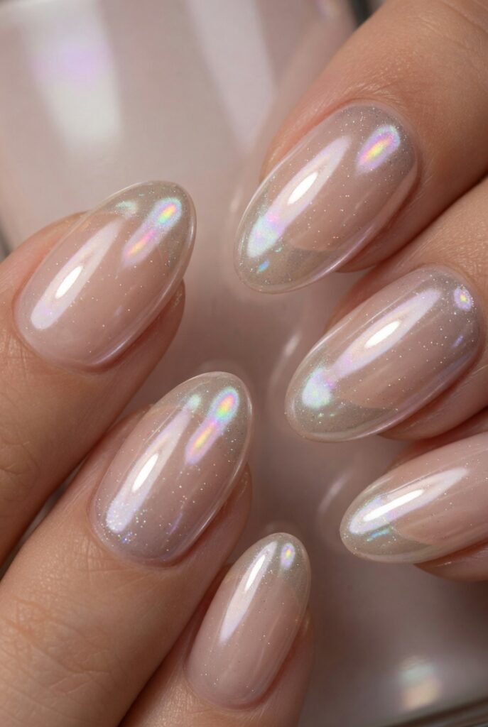 Glazed Donut Chrome Over Nude