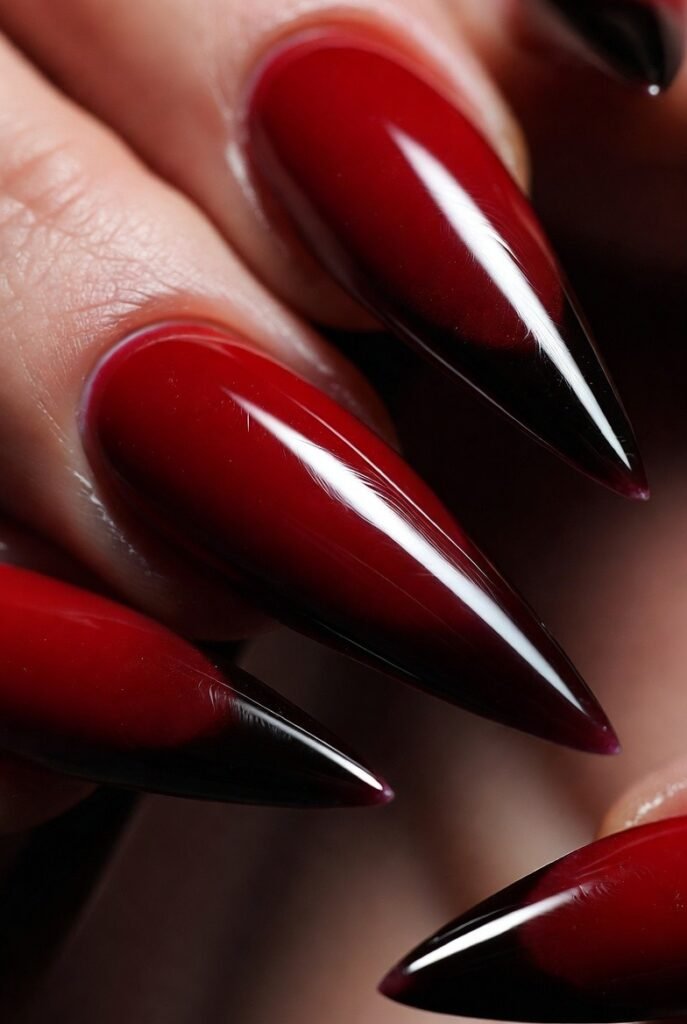 Ombré Blood Red