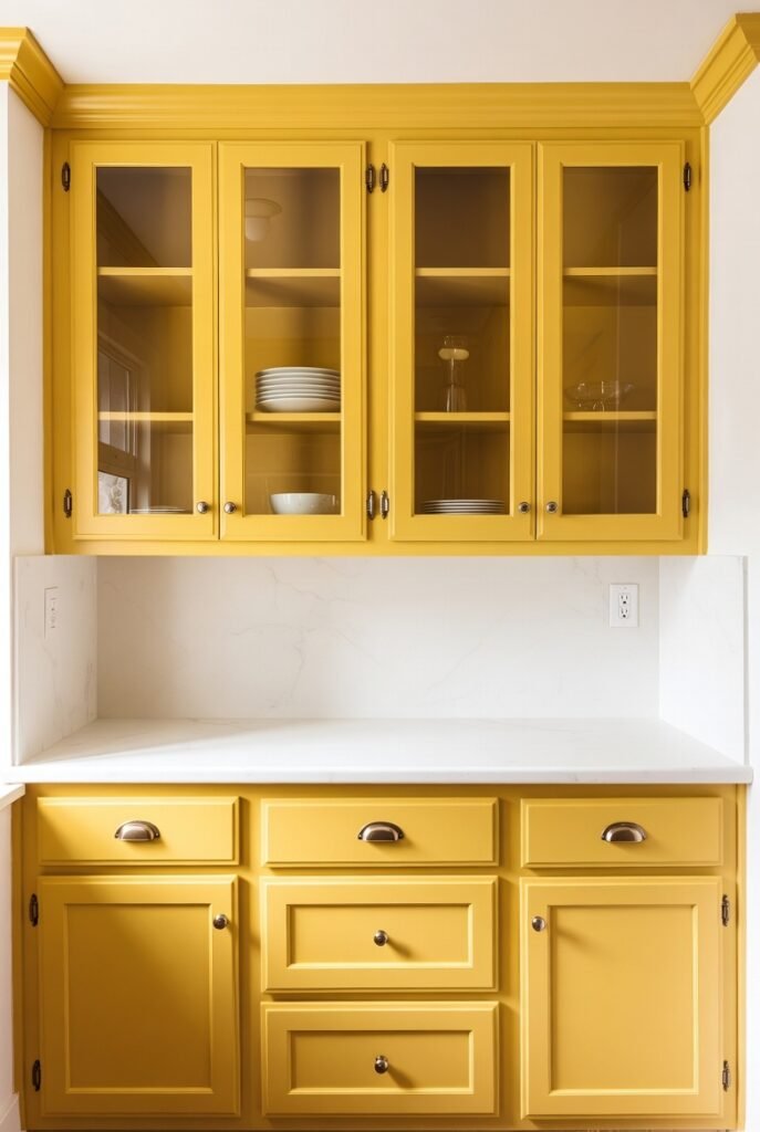 9. Sage Green Cabinets