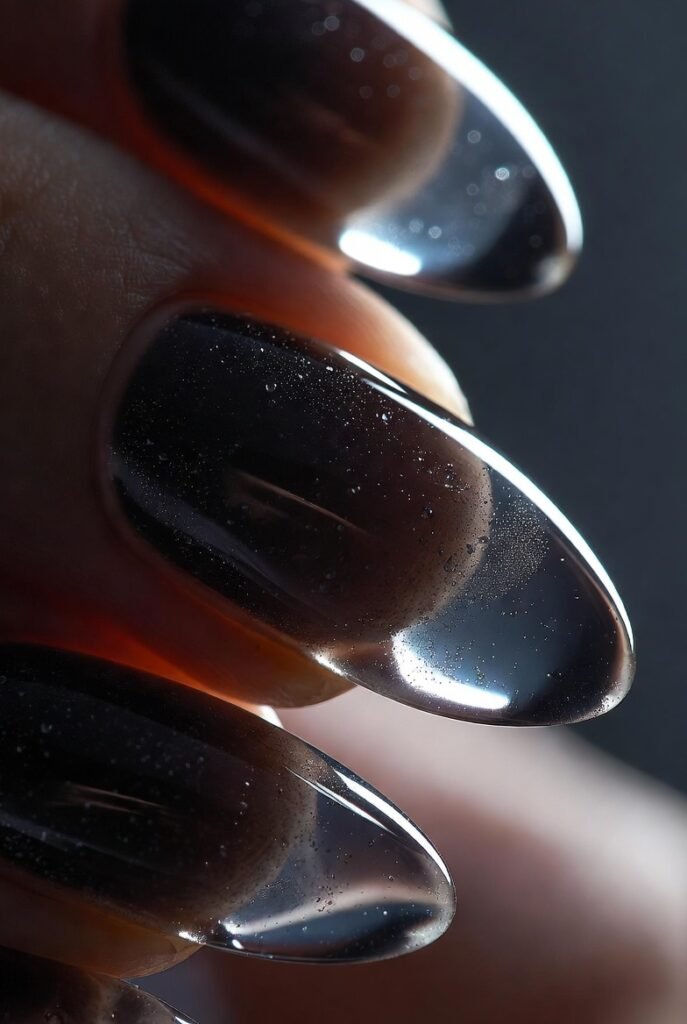 Black Jelly Nails
