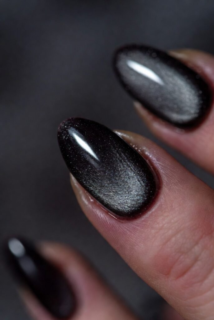 Glossy Black Pearl for Evening Drama