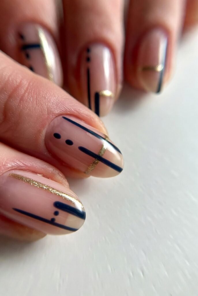 Broken or Dotted Lines for an Artistic, Unfinished Vibe