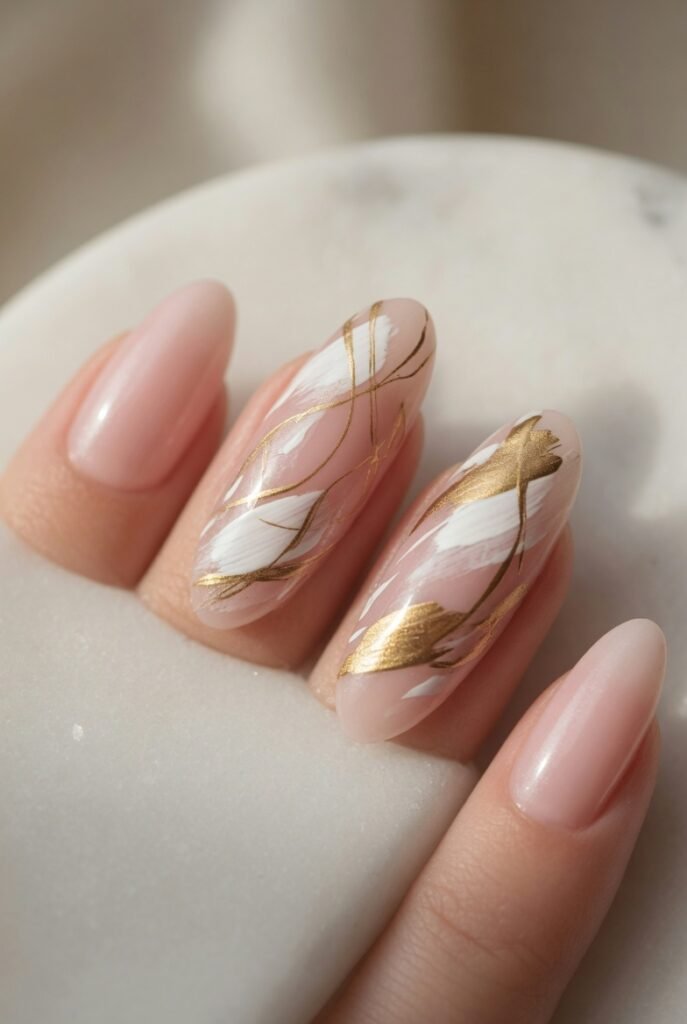 11 almond nails designs