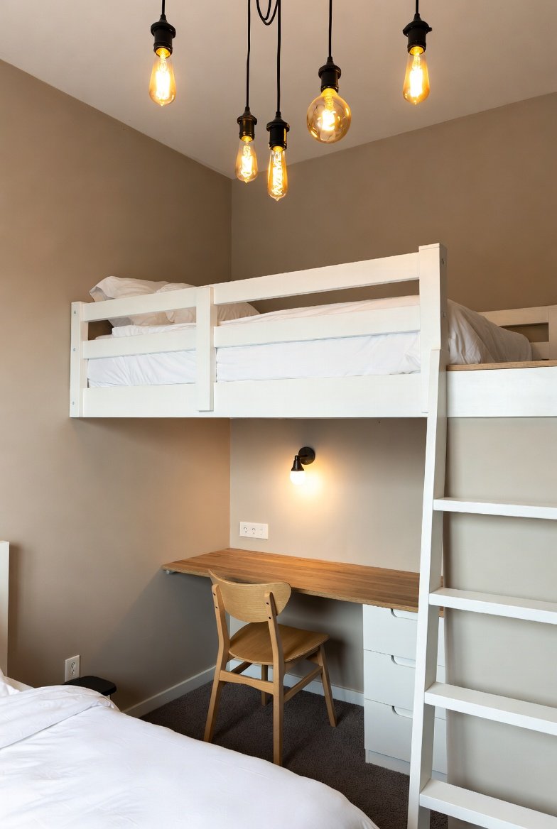 A beautifully styled small bedroom transformed into a cozy and functional haven using clever space-saving furniture, floating shelves, soft neutral tones, and smart minimalist decor ideas for tiny spaces.