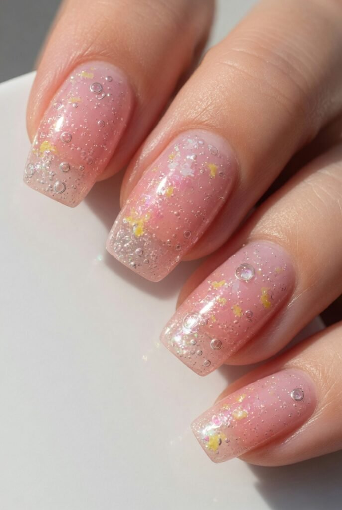 Pink Lemonade Fizz: Effervescent Sheer for High Energy