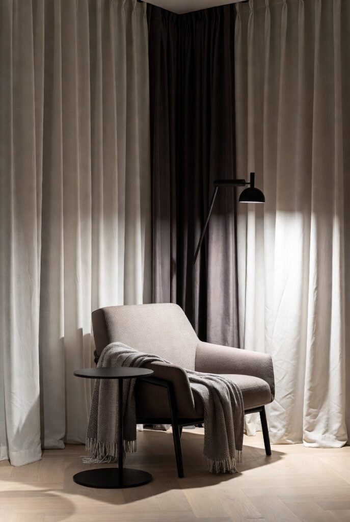 8. Use Full-Length Curtains (Not Short Blinds)