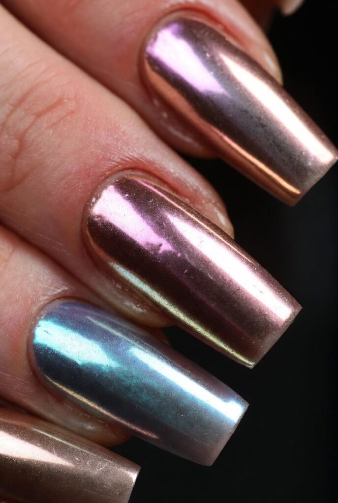 Iridescent Chrome Acrylics