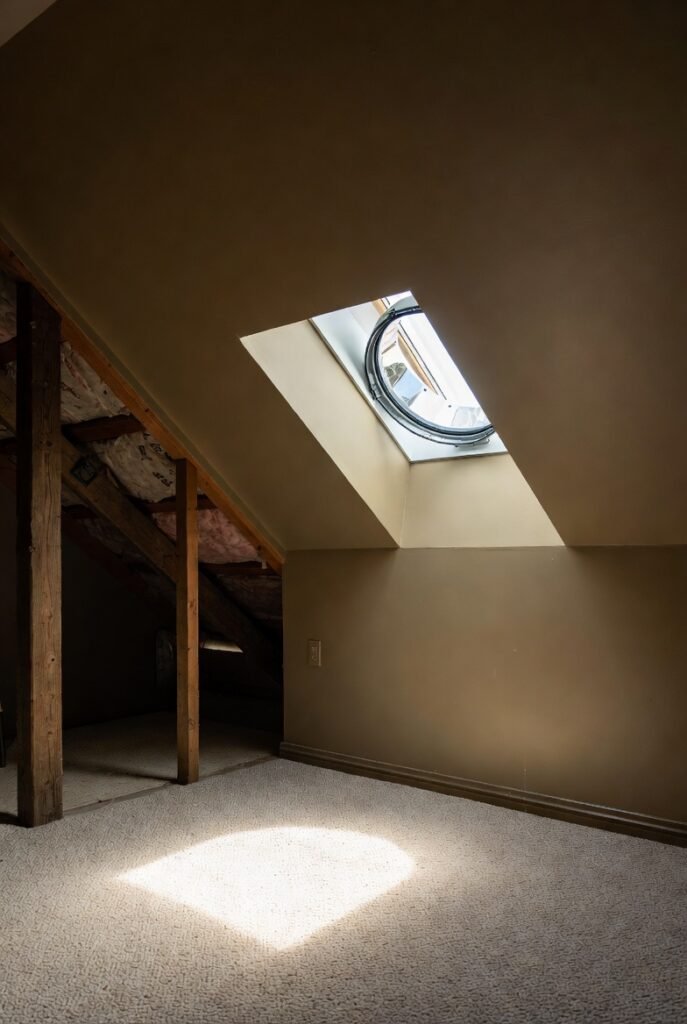 8. ✨ Run Recessed Lighting Along the Knee Walls