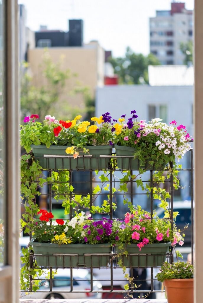 Idea #11: Use Railing Planters for Instant Greenery