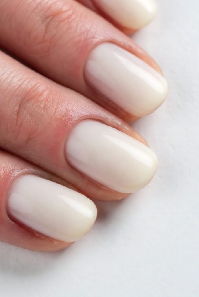 Crisp Ivory and Off-White for Bridal or Everyday Polish