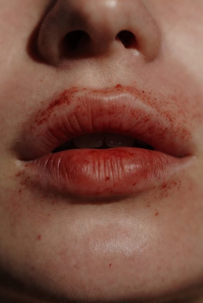 Blotted Red