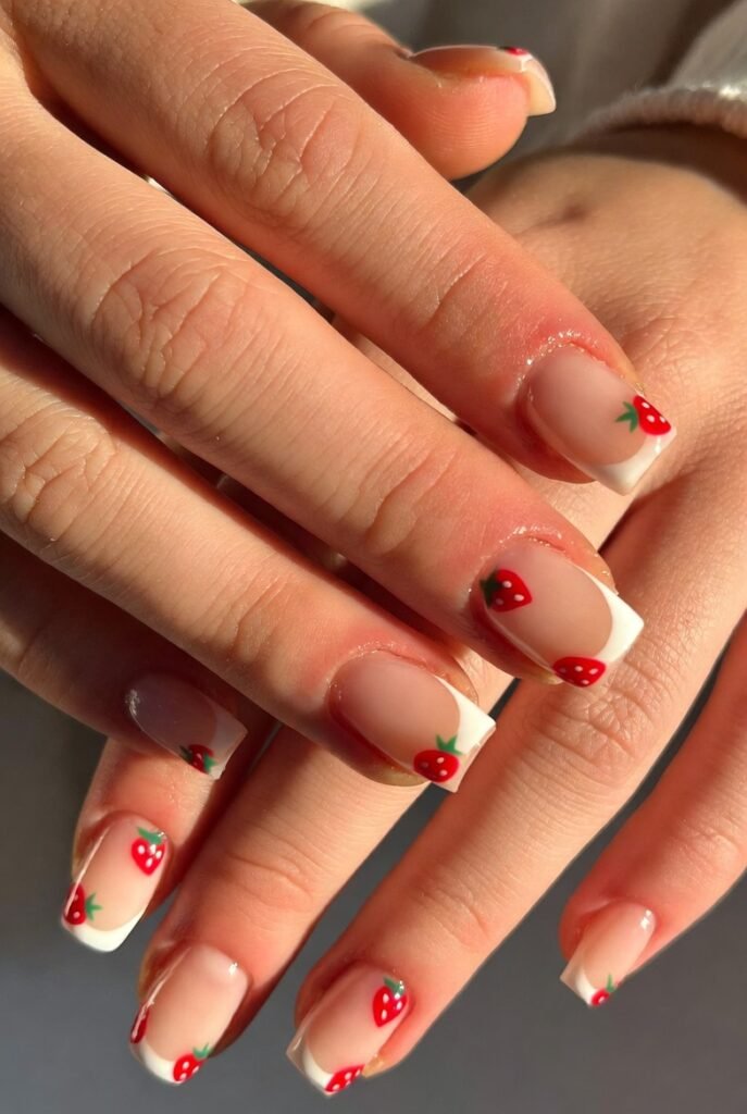 18. Strawberry Cuticle Accents Only