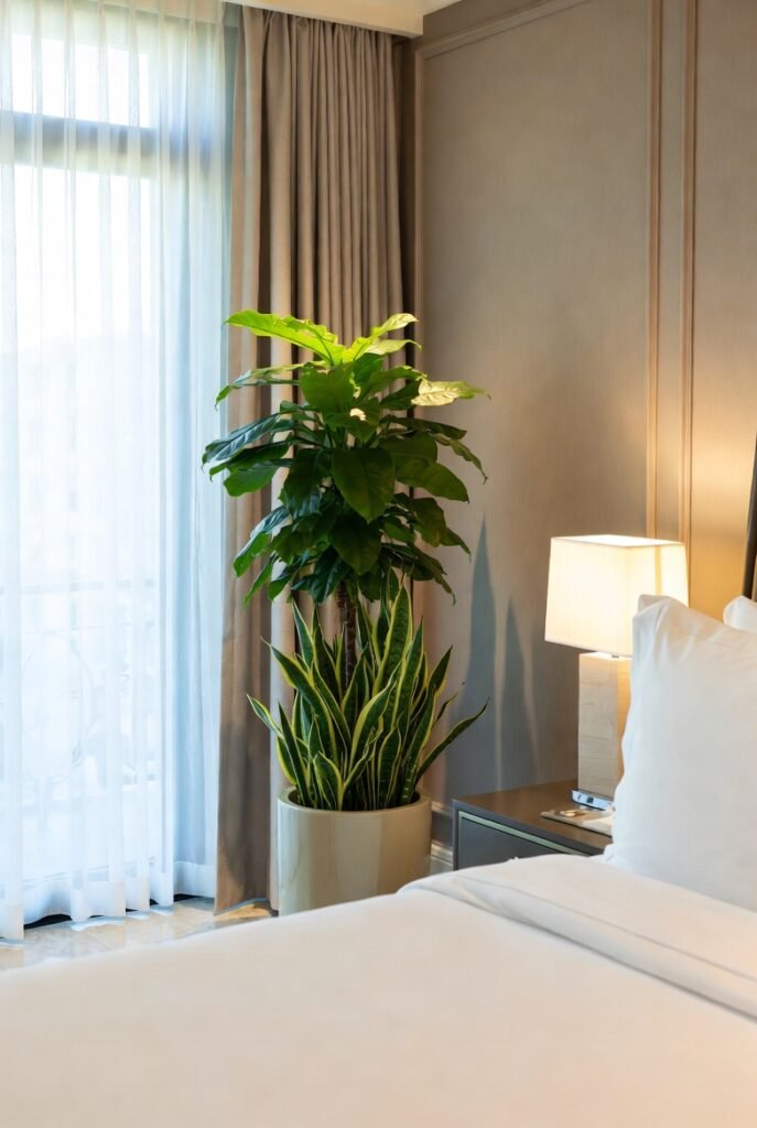 13. Use Blackout Curtains Behind Your Pretty Curtains