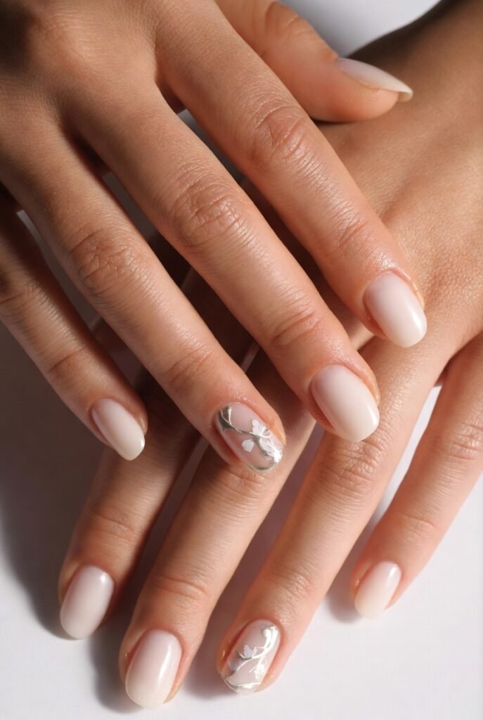 9. Create a Single Nail as the Statement Piece