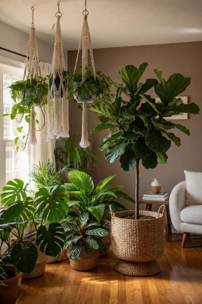 Idea 10: Add a Macrame Headboard