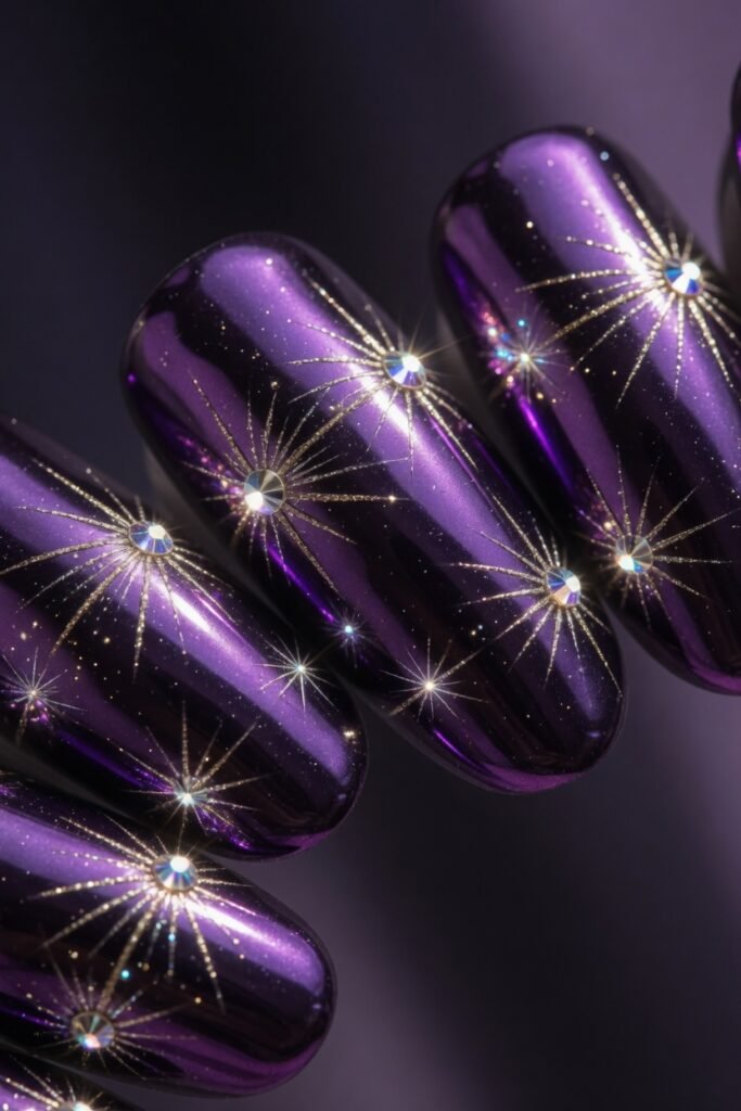 5. Purple Chrome with Starbursts