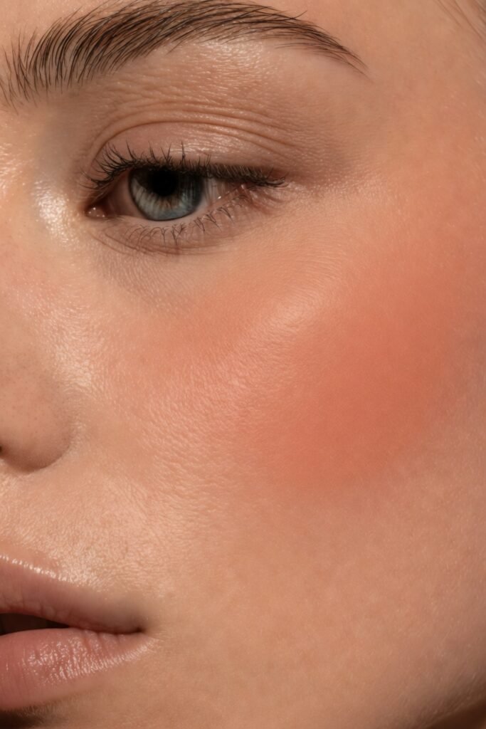 8. A Warm, Matte Wash From Nose to Ear (The Sunburn Look)