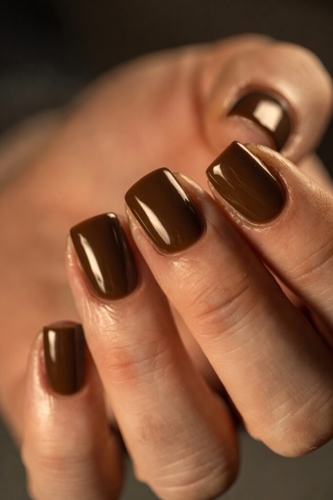Chocolate Brown: Wrap Your Nails in Warm, Cozy Luxury
