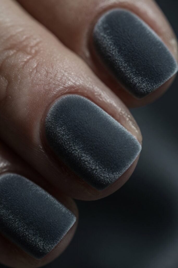 Smoky Gray Velvet