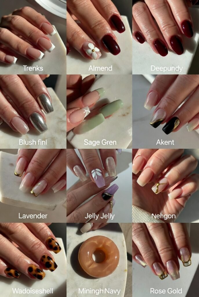 elegant nails.