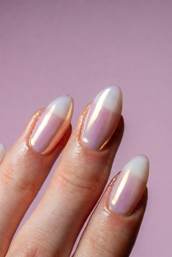 Glazed Doughnut Nails