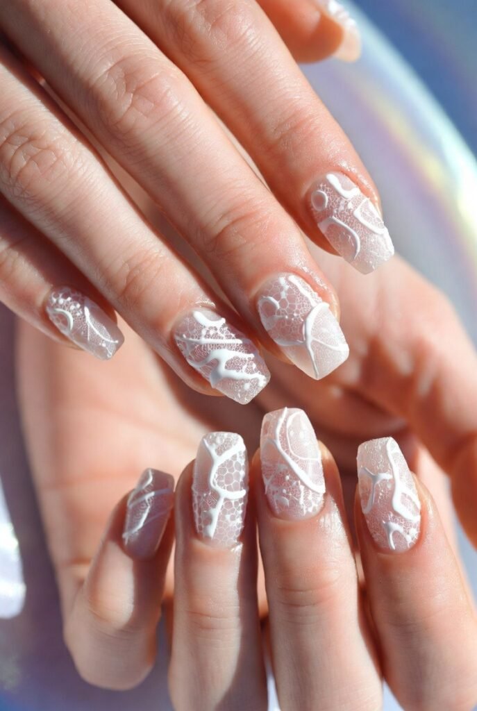 3D Textured Lace Overlay