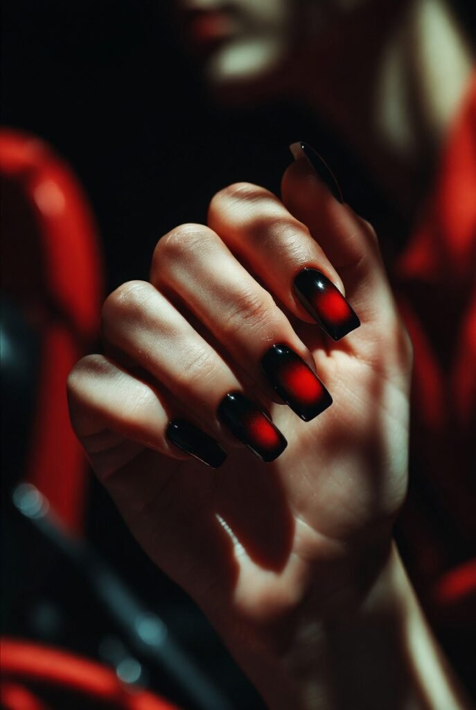 Negative Space Half-Moon at Cuticle: Minimalist, Clean, and Surprisingly Bold
